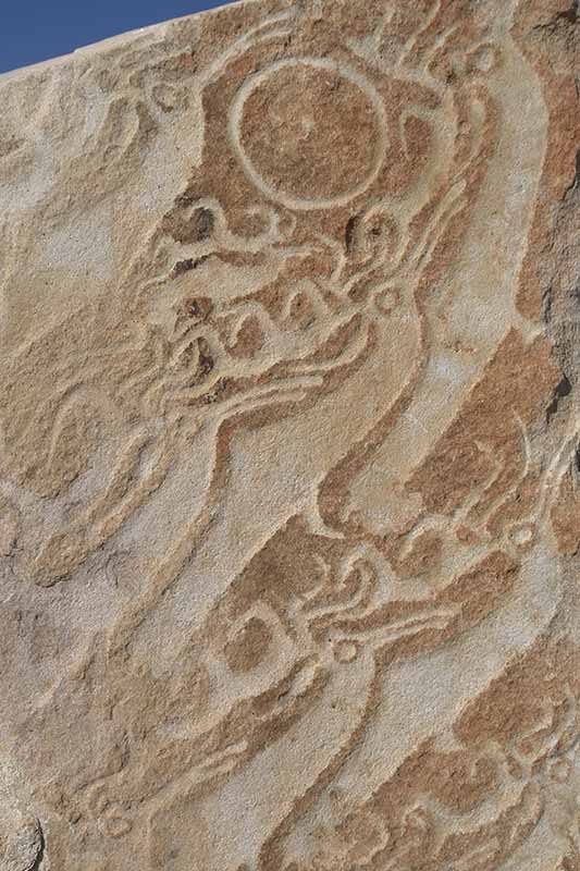 Deer stones detail