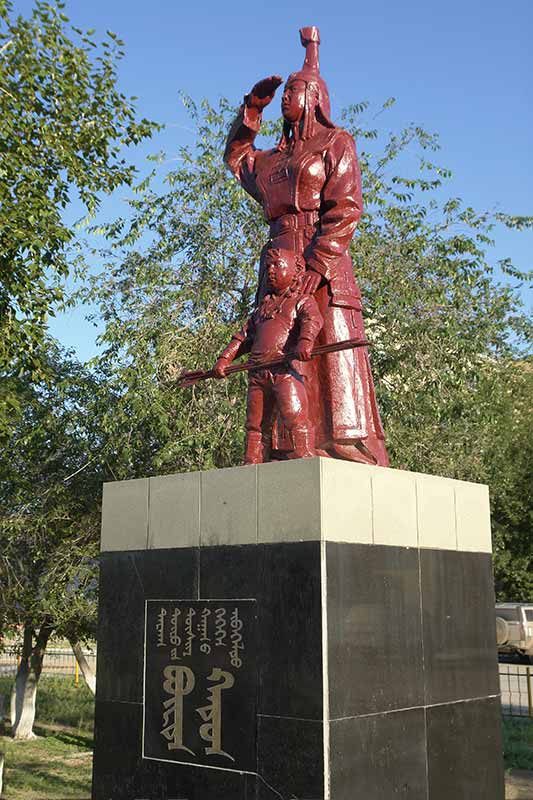 Woman's statue