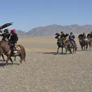 Eagle hunter parade