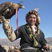 Eagle with medal