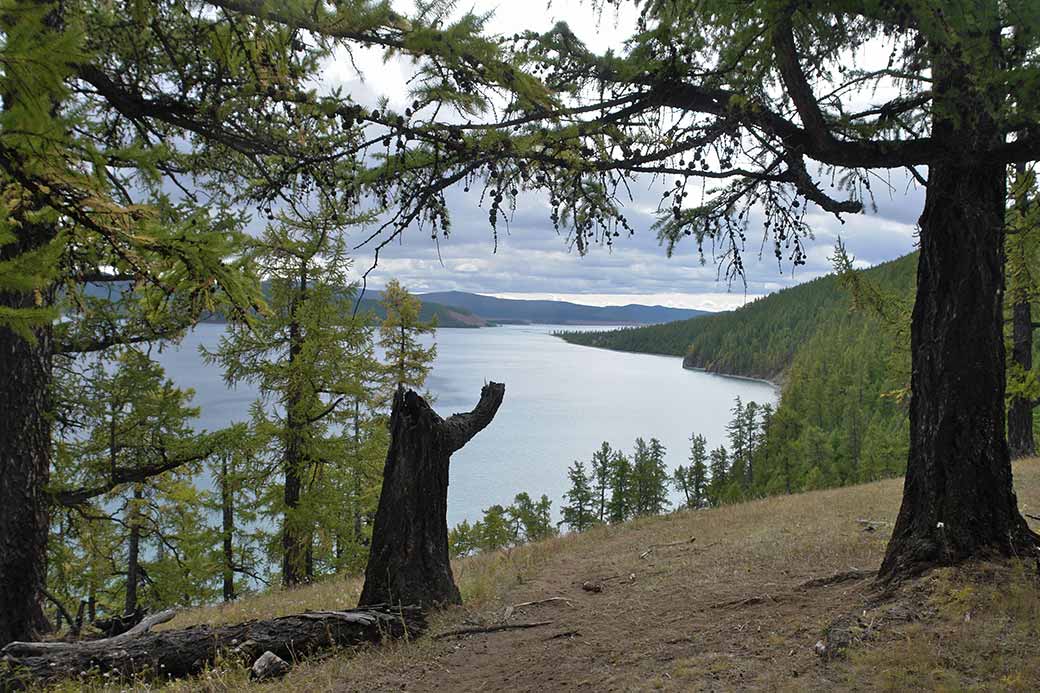 View of Khövsgöl Nuur