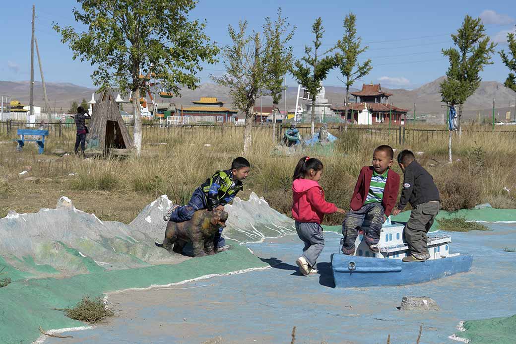 Children in park