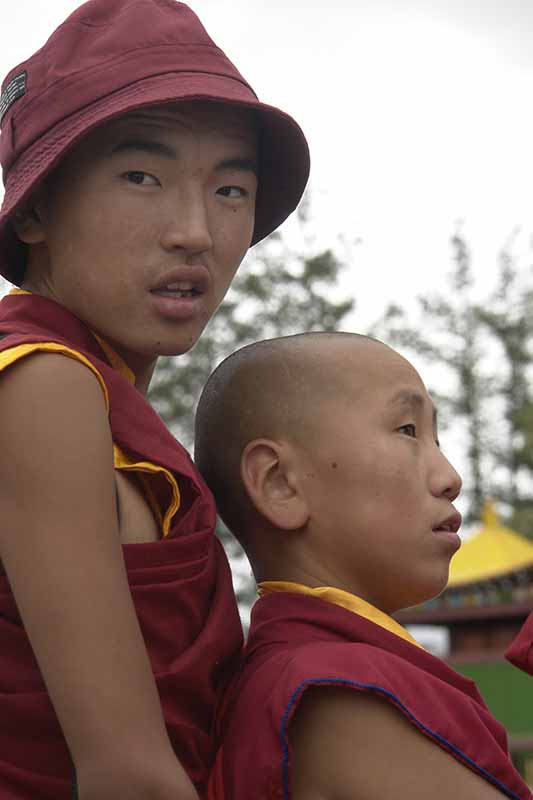 Young monks