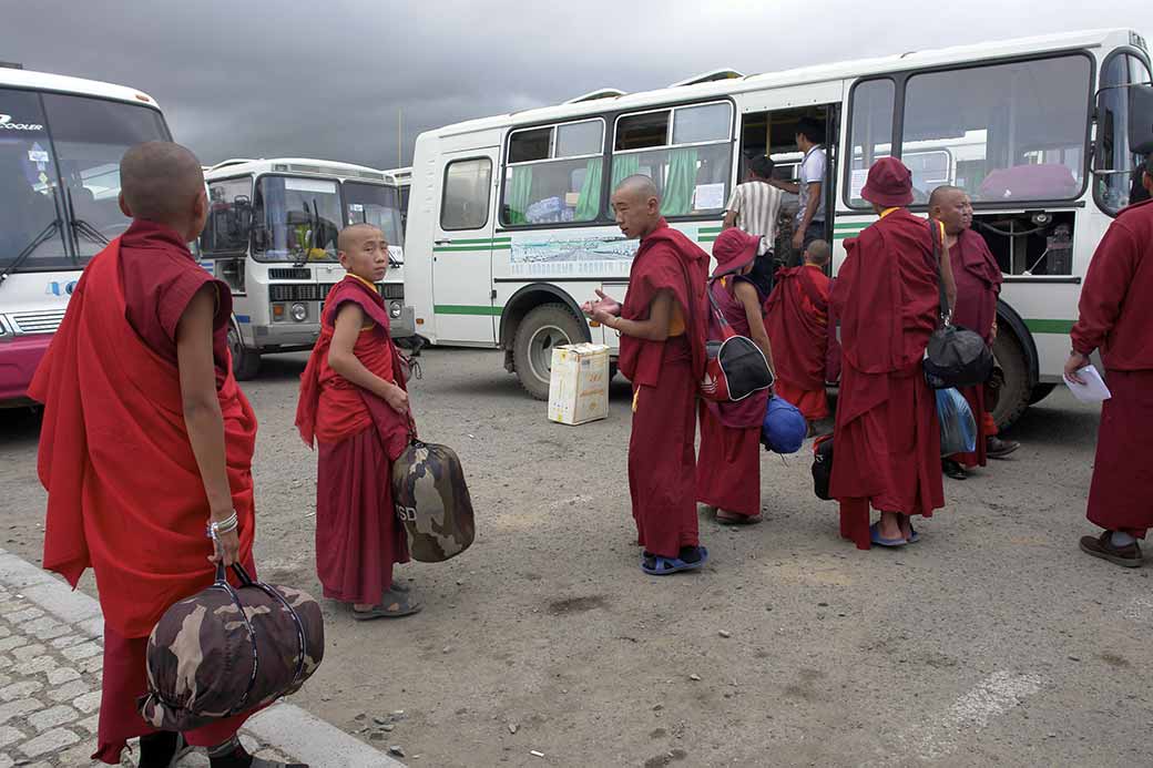 Young monks