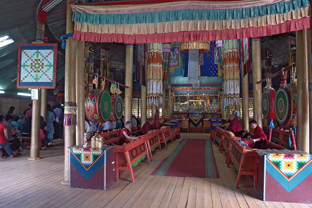 Monks chanting