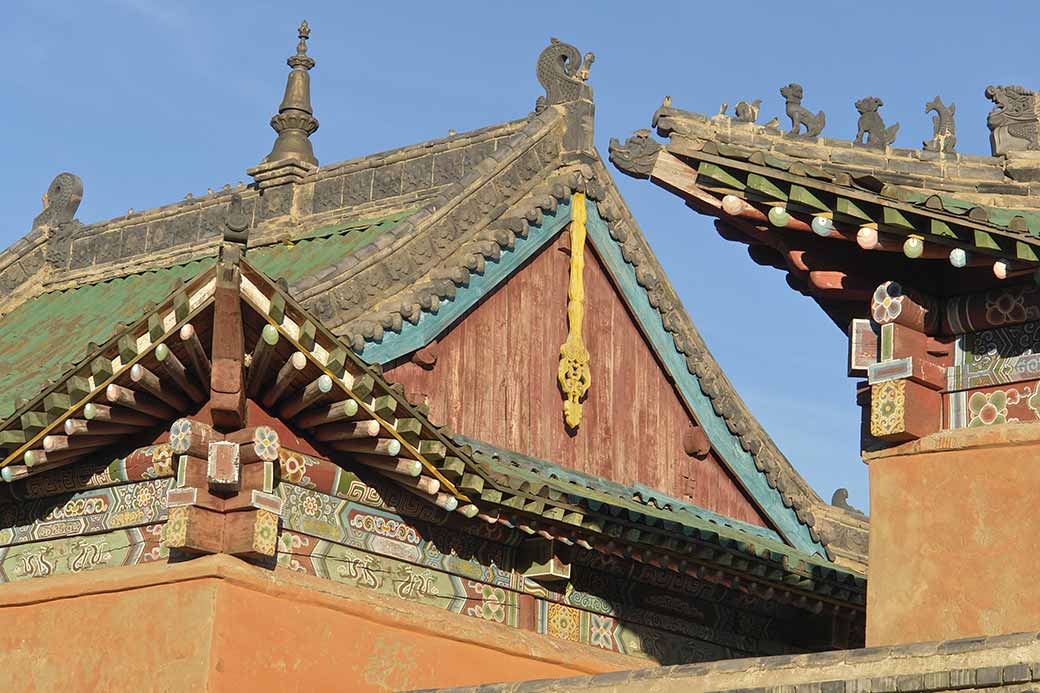 Temple roof