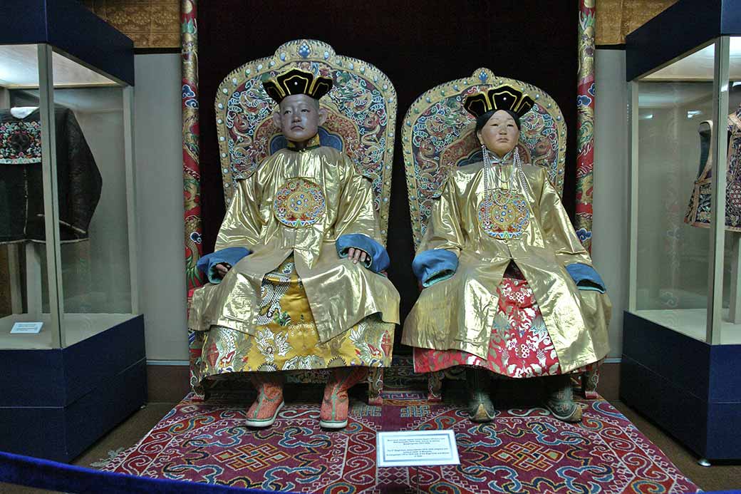 Bogd Khan and wife