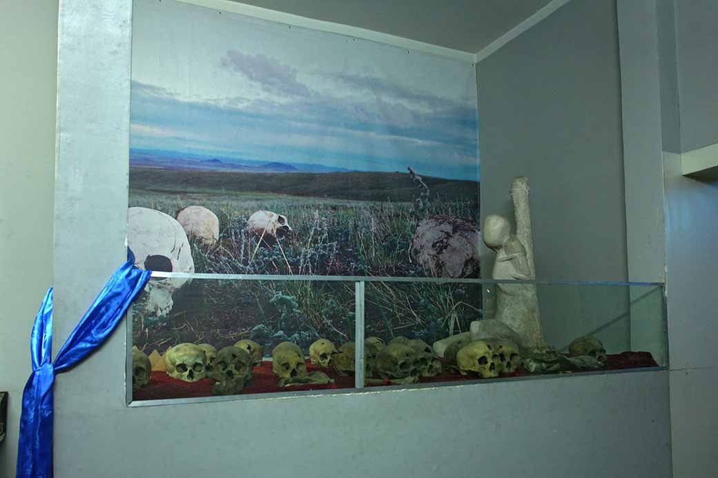 Display of skulls