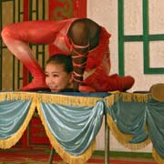 Contortion artist