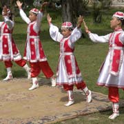 Girl dance performance