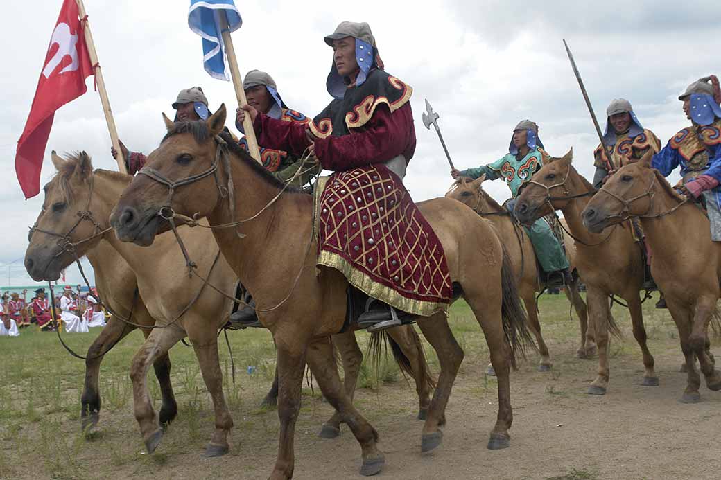 Mongolian warriors