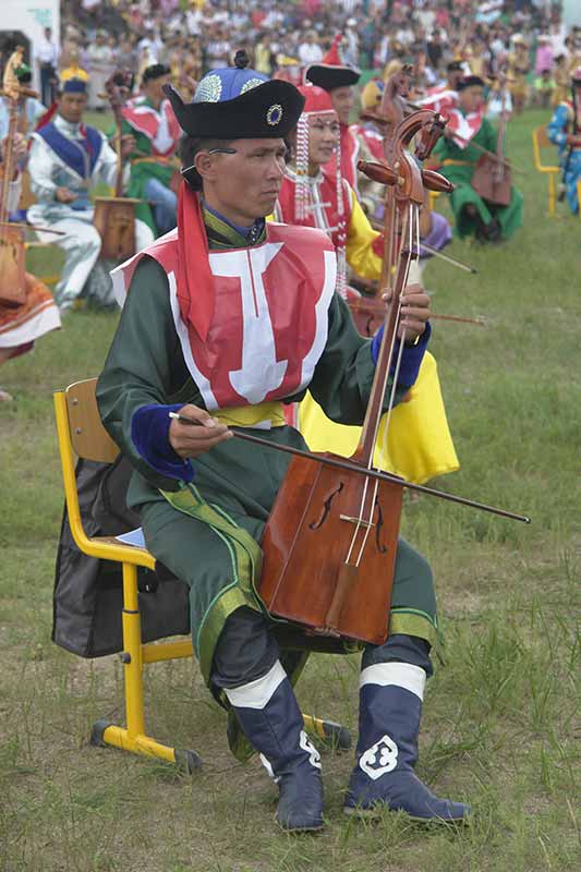 Playing the Morin Khuur