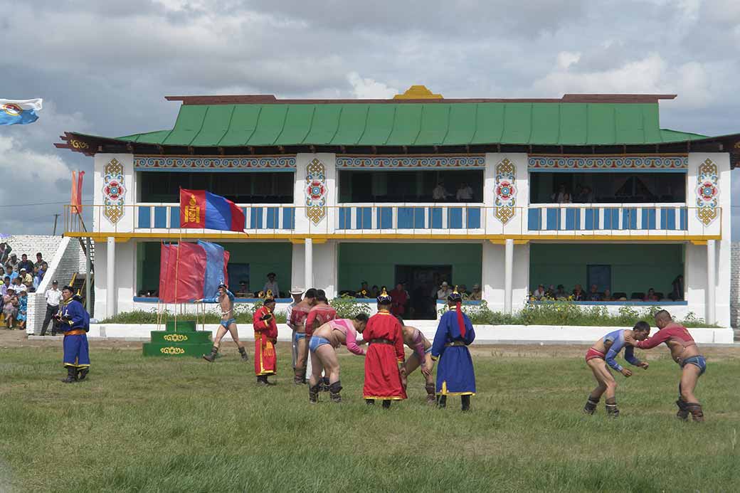 Mongolian wrestling