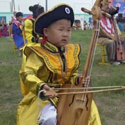 Girl with Morin Khuur