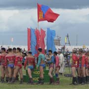 Mongolian wrestlers