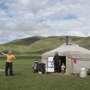 Ger on the grasslands