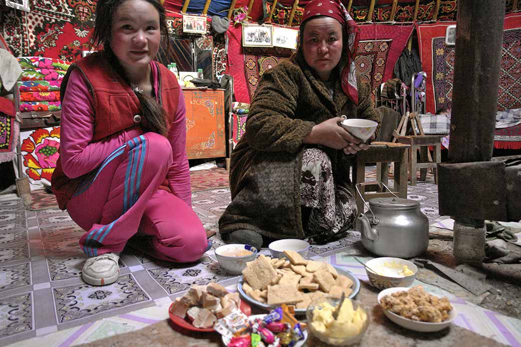 Kazakh breakfast