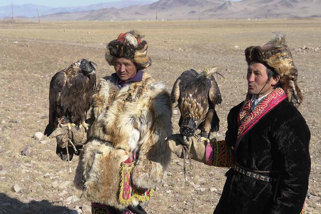 Kazakh eagle hunters