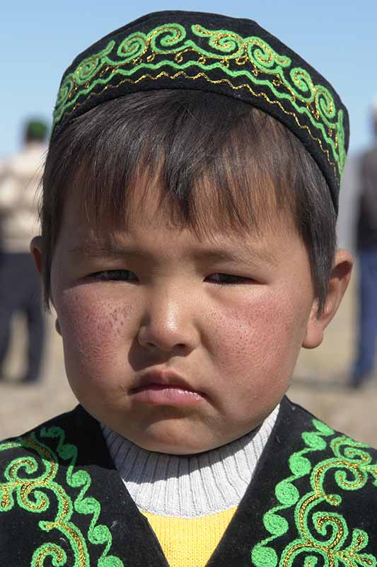 Young Kazakh boy