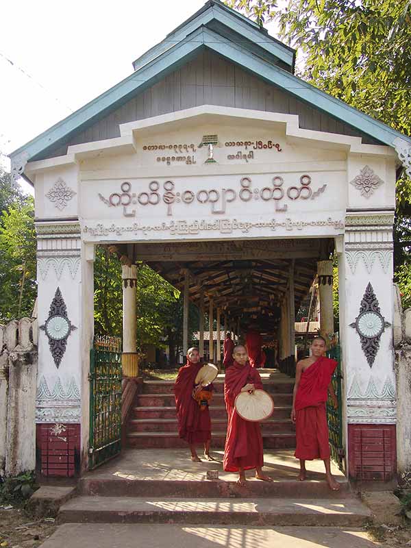 Monks at the gate