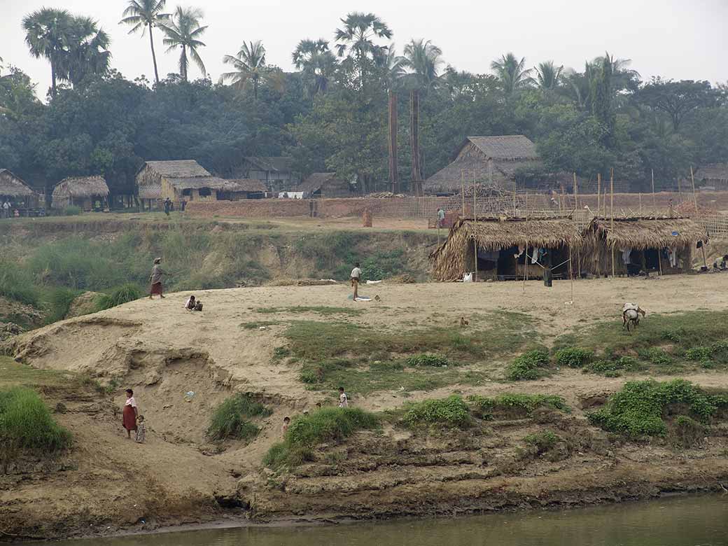 Along the Bago river