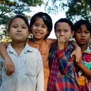 Four young girls