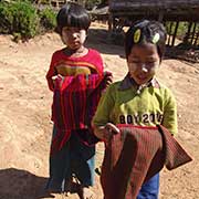 Girls with handicraft