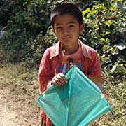 Boy with his kite