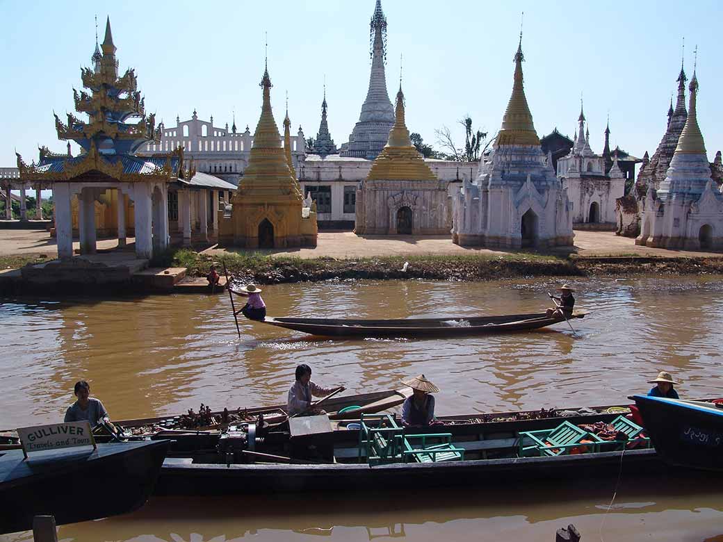 View to stupas