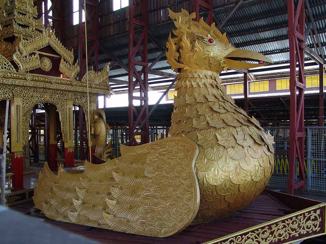 Ornate ceremonial vessel