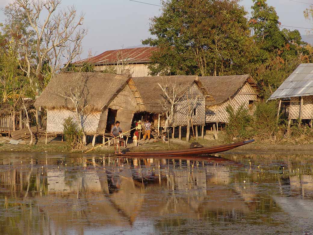 Thatched houses