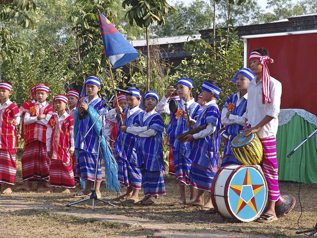 Karen boys singing