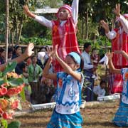 Children “don” dancing