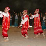 Boys don dancing