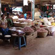 Selling vegetables