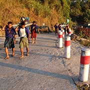 Carrying tourists