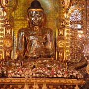 Gilded Buddha statue