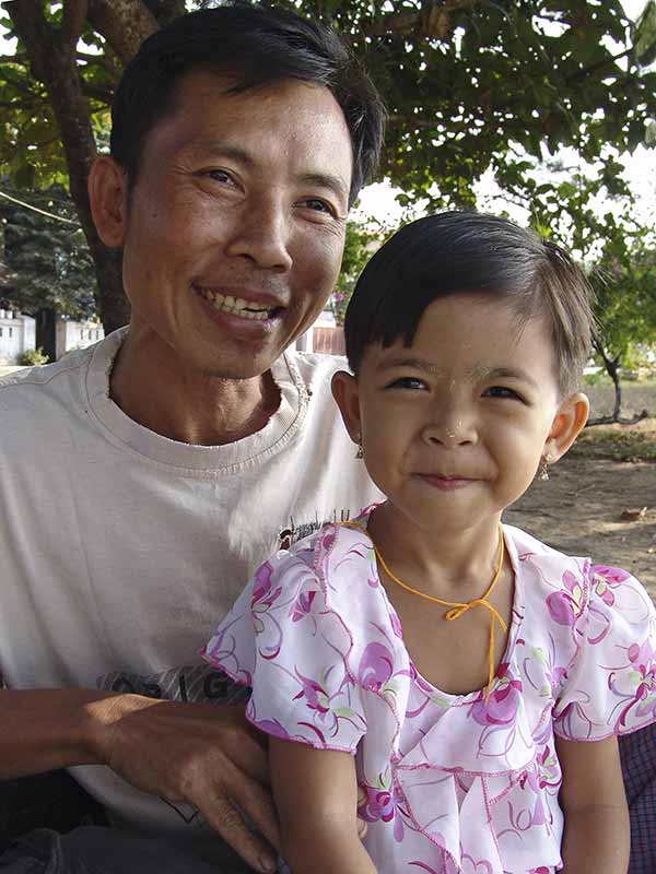 Father and daughter