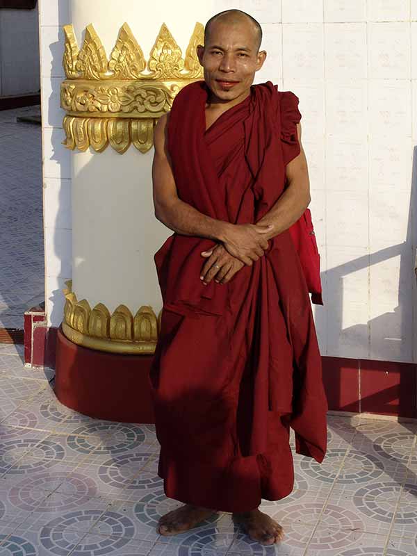 Monk in Mawlamyine