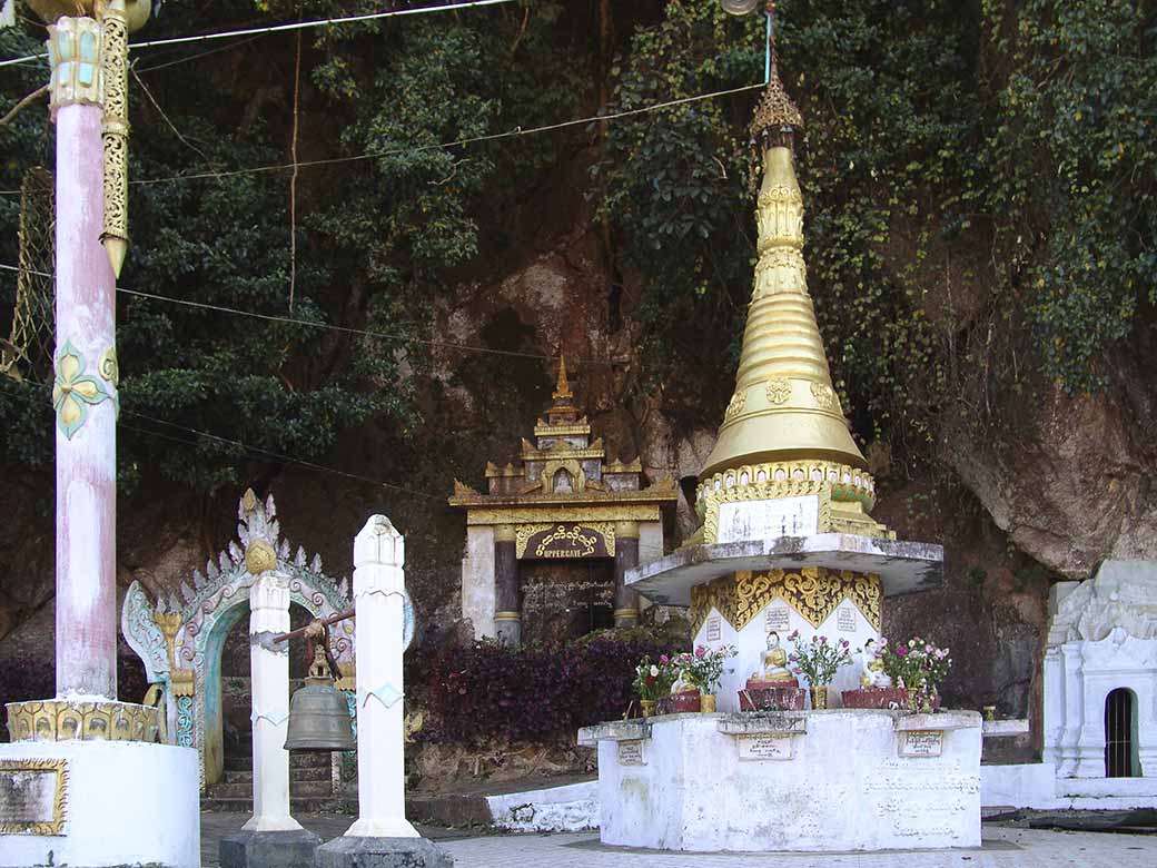 Shrine and stupa
