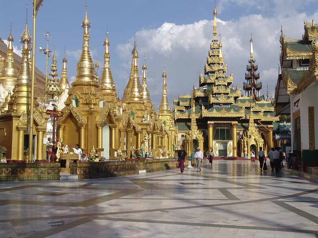 Shrines and stupas