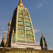 Mahabodhi style temple