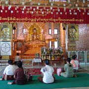 Gilded Buddha statue