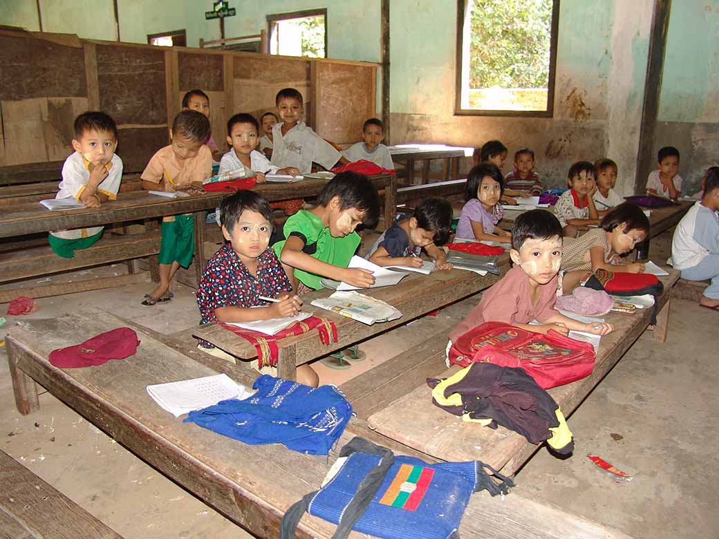 Children in class