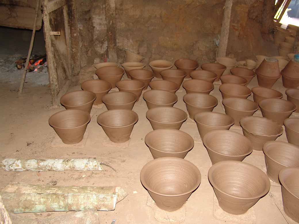 Collection of pots