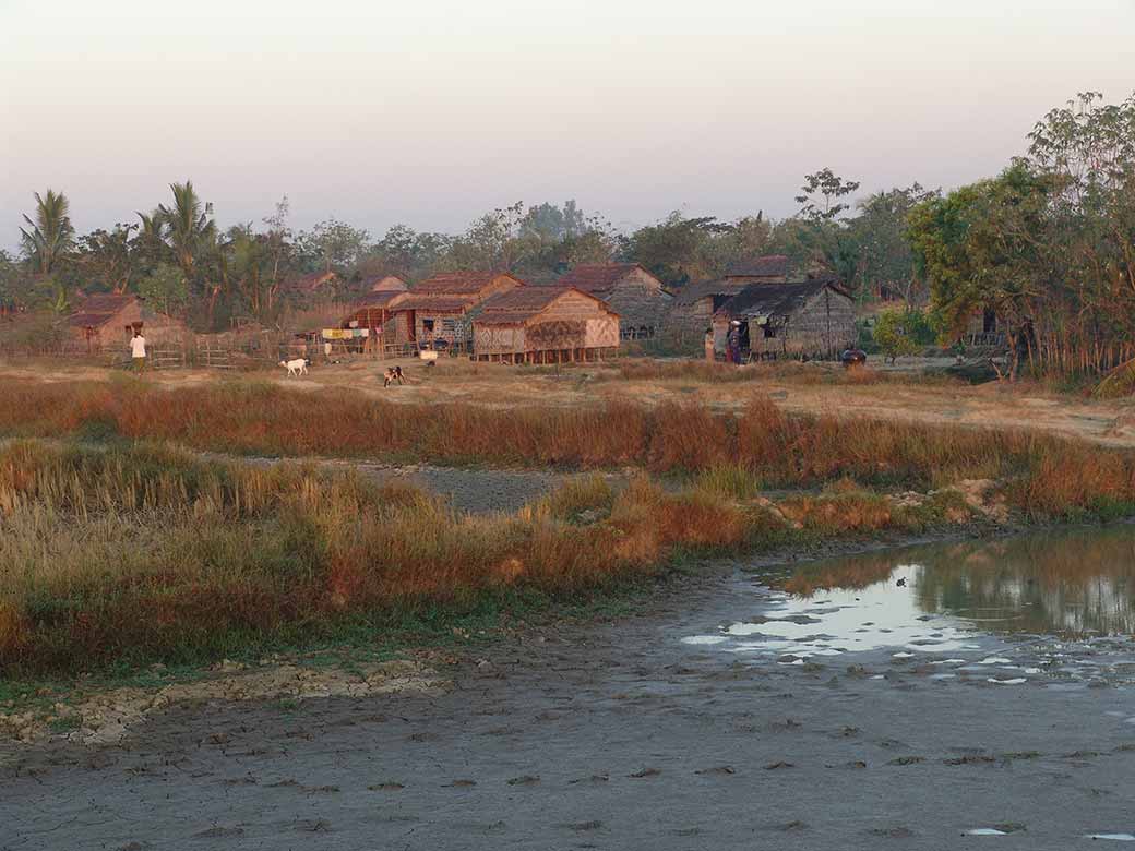 Village at dawn