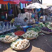 Selling vegetables