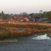 Village at dawn