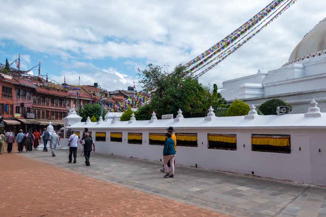 At Boudhanath stupa