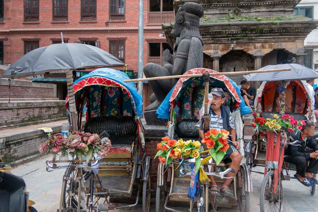 Rickshaw drivers, Kathmandu
